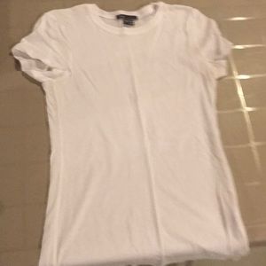Vince White Crew neck tee shirt top cotton XS